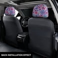 thumbnail image 3 of Kdxio Cute Nautical Pattern Print 2 Piece Car Head Rest Covers Set Auto Front/Rear Seats Headrest Cover Universal Fit Most Cars,Sedan, SUV, 3 of 9