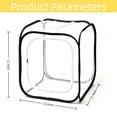 thumbnail image 2 of WLGJL Insect and Butterfly Habitat Cage Terrarium Pop-up 12 X 12 X 12 Inches, 2 of 4