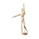 thumbnail image 5 of Maniquí de artista modelo de madera maniquí masculino con soporte móvil articulado flexible L, 5 of 9