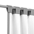 thumbnail image 3 of Urban Shop Solid Texture Room Darkening Rod Pocket Curtain Panel, Set of 2, 3 of 4