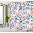 thumbnail image 4 of Ambesonne Floral Shower Curtain, Vintage Romantic Flowers Art, 69"Wx75"L, Salmon Pearl, 4 of 4