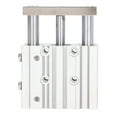 thumbnail image 3 of Yazoeia 3 Rod Pneumatic Cylinder Double Action 16mm Bore 20mm Stroke with Guide SMC Type GY228-33379, 3 of 11