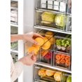 thumbnail image 5 of 1pc Large Capacity Drawer Style Storage Box, Refrigerator Vegetable And Fruit Classification Separation Anti-odor Storage Box, Multi-use Bathroom Desk, 5 of 5