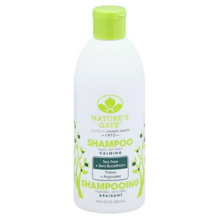 Nature's Gate Tea Tree Calming Shampoo for Irritated, Flaky Scalp 18