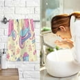 thumbnail image 7 of Yayeee 2 Pack Hand Towels for Bathroom 100% Cotton 16" x 28" Soft Absorbent Kitchen Towel, Neon Skates, 7 of 7