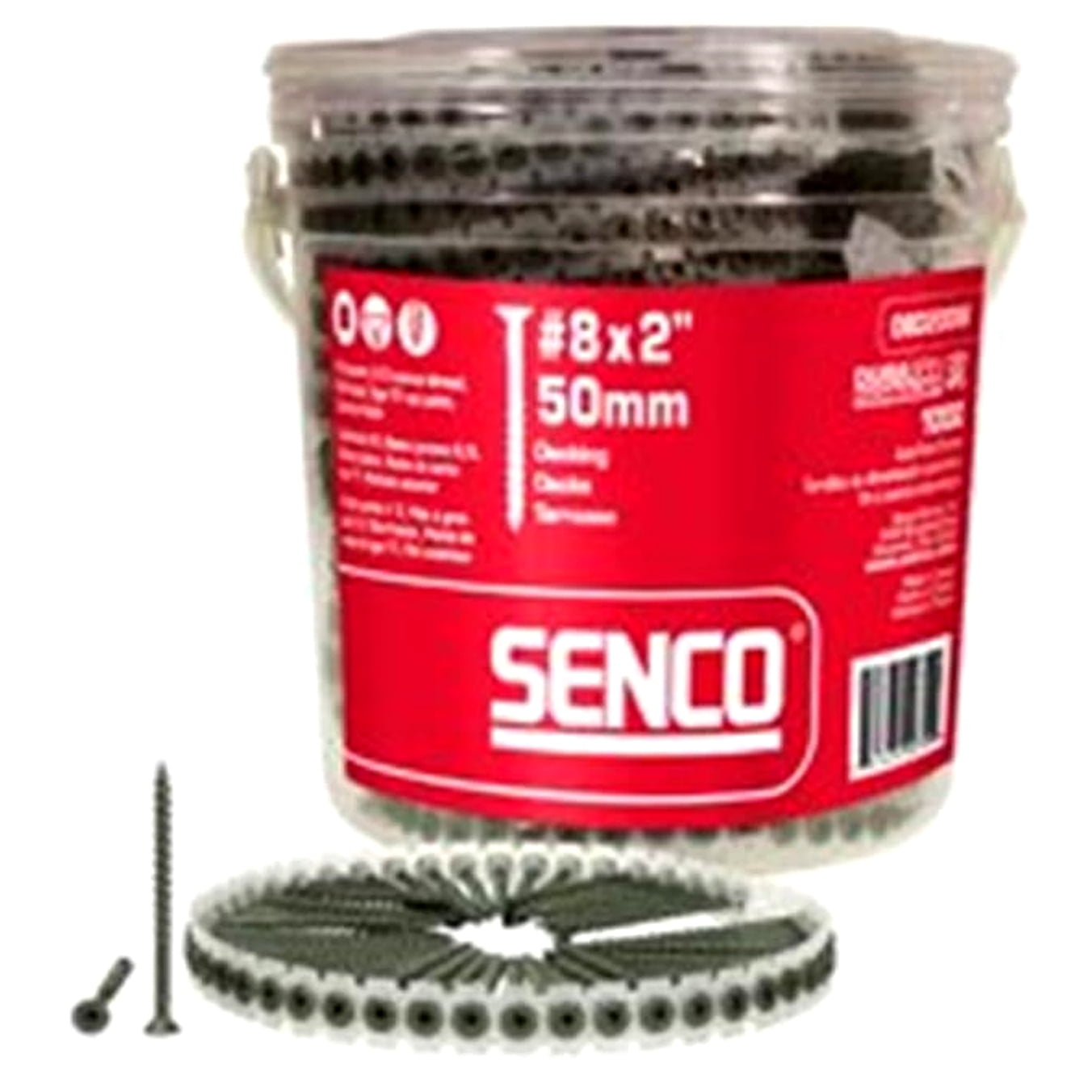(1000-Pack) 8-Gauge 2 in. Exterior Collated Decking Screw