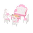 thumbnail image 4 of 1/16 Dollhouse Furniture Model Set,Miniature Living Room Furniture Simulation Sofa Coffee Table Chair Furniture Model Set (Style 4), 4 of 9