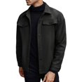 thumbnail image 2 of Men's Autumn Winter Woolen Jacket Casual Business Short Trend Coat, 2 of 6