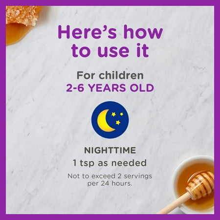 Zarbee’s Kids Cough + Immune Nighttime for Children 2-6 (Pack of 8)