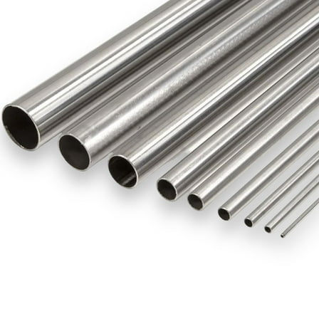 0.156" (5/32") OD, 0.015" Wall, 12 inches, 304 Stainless Steel Round Tube, Seamless