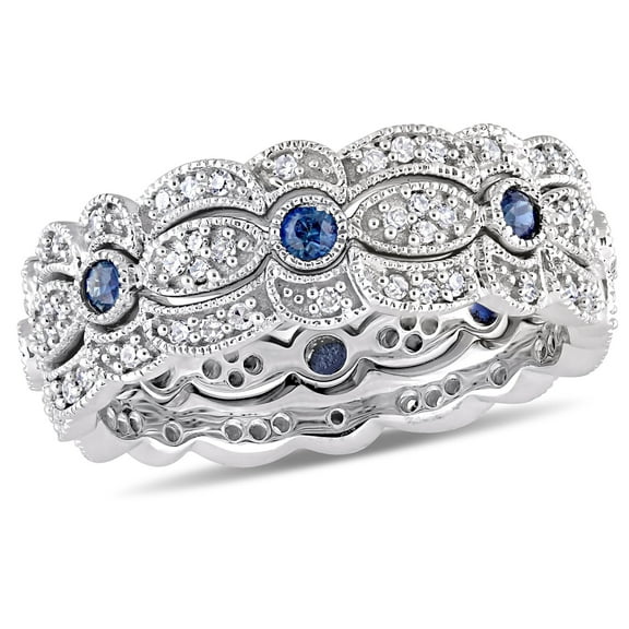 Everly Women's Sapphire 14k White Gold Ring
