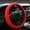 Red, variant on Openpig Soft Steering Wheel Cover, 15 Inch Elastic Steering Wheel Protector, Anti-Slip Car Steering Wheel Protector, Steering Wheel Accessories