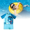 thumbnail image 2 of Traje De Baño Flotante Para Bebés Mono Para Niños De Manga Corta | Traje De Baño Con Protección Solar Upf50+ | Diseño De Flotabilidad Y Presión De Grado Aeroespacial Tejido De Secado Rápido Antide, 2 of 4