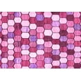 thumbnail image 1 of Ahgly Company Indoor Rectangle Abstract Pink Modern Area Rugs, 5' x 7', 1 of 4
