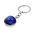 thumbnail image 1 of Hearth & Gear Keychain Twelve Constellations Gemstone Keychain Pendant Double Glass Pendant Key Chain Pendant, 1 of 3