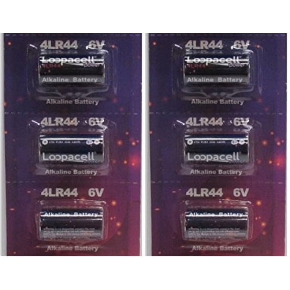 Loopacell 4lr44 6 Pcs 6v Alkaline Battery