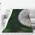 thumbnail image 4 of Cauagu Dandelion Pattern Flannel Bed Blankets,Fleece Blanket Comfortable Air Conditioning Blanket for Sofa Bed Travel Couch & Living Room -50"x40", 4 of 8