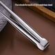 thumbnail image 4 of Ounissouiy Pinzas para barbacoa de acero inoxidable, varios tamaños, pinza para asar, pan, bistec, utensilios para hornear, hogar, restaurante, Picnic, Type3 NO3 Ounissouiy HA009877-03, 4 of 6