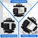 thumbnail image 5 of Nivel Láser 16 Líneas Con 2 Baterías Y Control Remoto 360° BOWOSHEN, 4D Nivelador Láser Autonivelante Con Líneas De Horizontales Verticales Verde Cruzada, 5 of 5