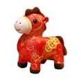 thumbnail image 4 of Peluche de caballo del año 2026, peluches de caballos, lindos accesorios para fotos, muñeco, decoración del año Chino, animal de peluche para, 4 of 10