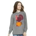 thumbnail image 3 of Awkward Styles Thanksgiving Youth Sweatshirt Happy Turkey Crewneck Tee for Kids, 3 of 5