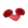 thumbnail image 1 of Jumpingount 1 par de guantes de invierno, guantes de calentamiento elásticos portátiles a prueba de viento, decoración de plumas, accesorio de moda guantes y mitones Tipo 13 Jumpingount AP013119-13, 1 of 6