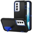 thumbnail image 3 of GSA PEAK 3in1 Toughest Hybrid with Stand Case For Samsung Galaxy S22 Black/Blue, 3 of 3