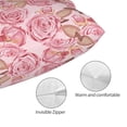 thumbnail image 5 of Cauagu Rose Flowers Print Pillow Covers with Envelope Closure,1PC Pillow Cases Decorative Pillow Case for Bed & Couch, Pillows Not Included-14"x20", 5 of 6