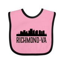 Inktastic Richmond Virginia City Skyline Boys or Girls Baby Bib