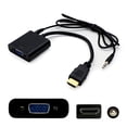 thumbnail image 2 of HDMI TO VGA ADAPTER W/ AUDIO M/F VIDEO CONVERTER, 2 of 10