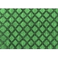 thumbnail image 1 of Ahgly Company Indoor Rectangle Abstract Emerald Green Modern Area Rugs, 2' x 3', 1 of 4