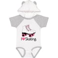 thumbnail image 3 of Inktastic Girls I Heart Skating Girls Baby Bodysuit, 3 of 5
