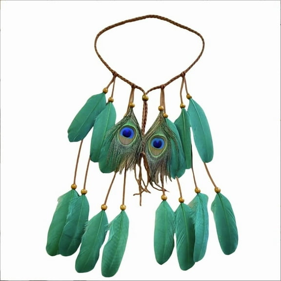 Feather Headband Headdress for Women and Girls – Accessory for Parties and Celebrations