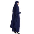 thumbnail image 4 of Hauts à Manches Longues pour Femmes Robe Abaya Modeste à Capuche Chauve-Souris Couleur Unie 2 Couleurs, 4 of 8