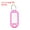 Fuchsia, variant on Uxcell Plastic Key Tags with Split Ring Label Window Identifiers ID Keychain Tags for Name Luggage Black