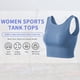 thumbnail image 5 of Top corto deportivo reversible azul sin mangas talla L, 5 of 6