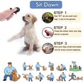 thumbnail image 4 of DouHu 2 Pack Dog Training Clicker With Wrist Strap, Pet Training Clicker With Big Button Effective Behavioral Training Tool For Cats Birds Puppy Recall (bla, 4 of 5