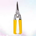 thumbnail image 2 of SHISUYAN 1Pcs Yellow Tin Snips for Hand Tools Precision Stamping 11.4*2.2in, 2 of 8