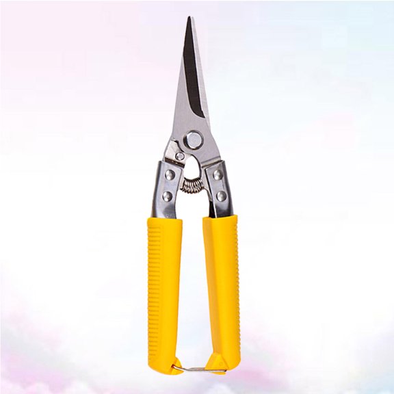 WHAMVOX 1Pcs Yellow Shears Cutter for Sheet Metal Tools Hard Object Cutting 11.4*2.2in