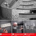 thumbnail image 3 of 304 organizadores de baño de acero inoxidable Champú Ducha Punch Cocina gratis Feliz Sencillez, 3 of 5