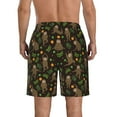 thumbnail image 3 of Naloa Sloth Doing Yoga Men's Beach Shorts, Surfing shorts, Swim trunks, Quick Dry Swim Trunks for Surfing Beach Fun - 3X-Large, 3 of 9