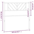 thumbnail image 2 of vidaXL Headboard Metal Bed Header with Back Support for Bedroom Furniture, 2 of 4