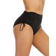 thumbnail image 3 of Women High Waist Drawstring Swim Briefs Tankini Bikini Bottoms Swimwear Swimsuit, 3 of 4