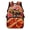 Orange Sports Car Splatter, variant on Comfortable Backpack for Daypack Shopping, Polyester Soft Large Capacity Backpack, Orange Sports Car Splatter