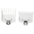 thumbnail image 2 of Comb 2pcs Limit Comb Haircut Positioning Comb Guide Replacement for  Hair Clipper White, 2 of 8