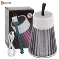 thumbnail image 2 of Spencer Rechargeable Mosquito Killer USB LED Light Electrc Electric Indoor Lamp Fly Bug Insect Zapper Trap Pest for Home Outdoor Camping (Gray - no switch), 2 of 9