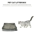 Axio Foldable Cat Litter Box Waterproof Litter Box Cat Sand Container