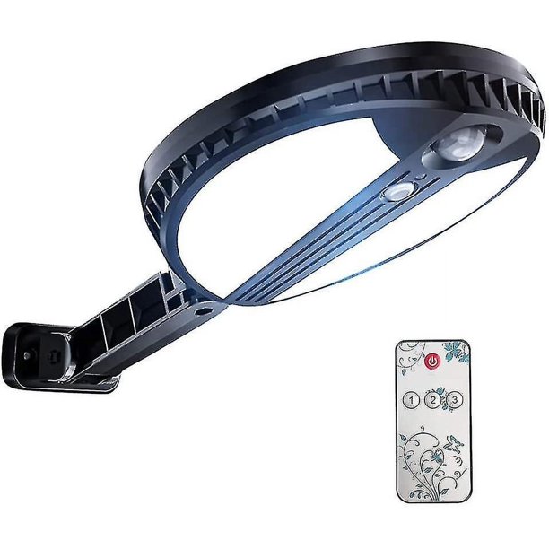 Lámpara de inundación de seguridad YONGSHENG con sensor de movimiento y control remoto luz solar para exteriores
