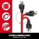 thumbnail image 5 of Cable de extensión CRAFTSMAN, 15 m, resistente al agua, 13 A/1625 W/125 V, 5 of 9