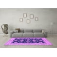 thumbnail image 3 of Ahgly Company Indoor Rectangle Persian Purple Traditional Area Rugs, 5' x 7', 3 of 4